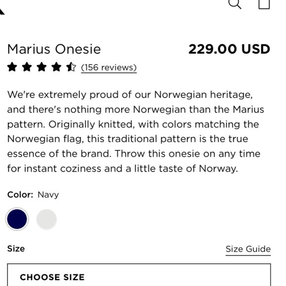 SOLD - NWOT $229 OnePiece Marius XXS Hoodie Jumpsuit Red Blue Norwegian - Picture 5 of 8